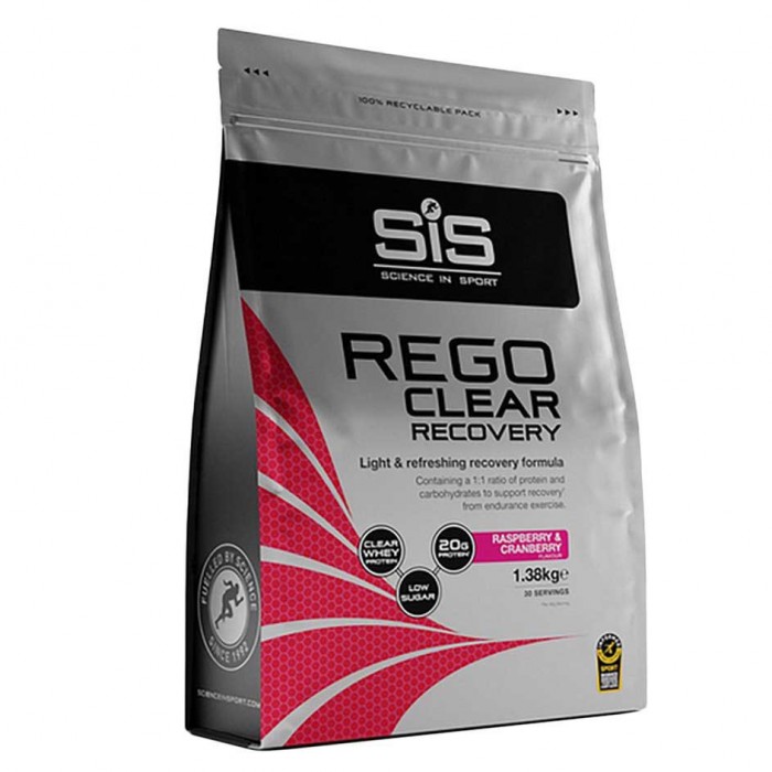 [해외]SIS Rego Clear Raspb&Cranb 1.38kg 회복 음료 분말 3141248739 Multicolor