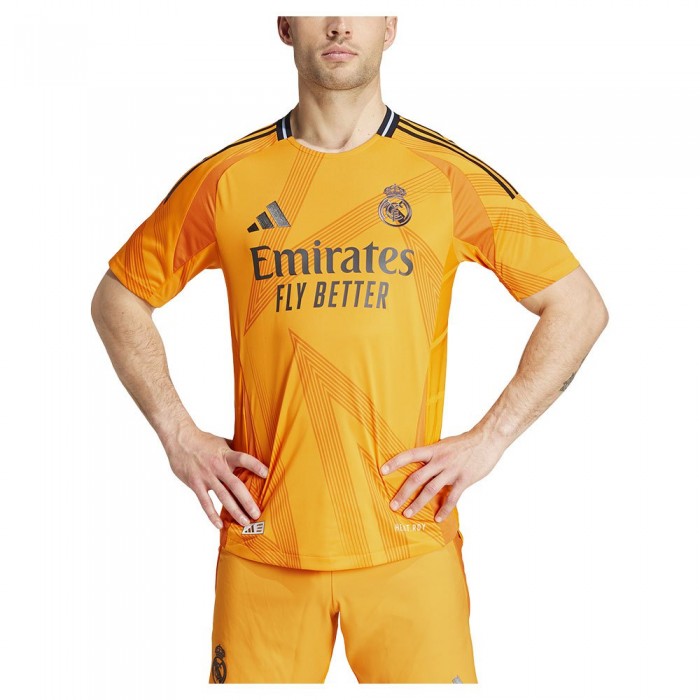 [해외]아디다스 Real Madrid 24/25 Authentic 반팔 어웨이 유니폼 3141047415 Crew Orange