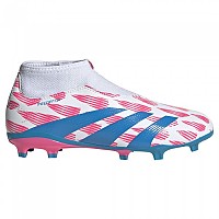 [해외]아디다스 Predator League Laceless FG 축구화 3141105318 Ftwr White / Solar Blue / Solar Pink