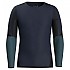 [해외]스마트울 Intraknit Merino 200 Colorblock 긴팔 베이스 레이어 3140817129 Deep Navy / Twilight