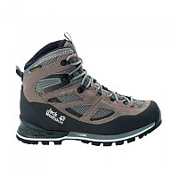 [해외]잭울프스킨 포스 Crest Texapore Mid 등산화 4141324035 Tarmac Grey / Pink