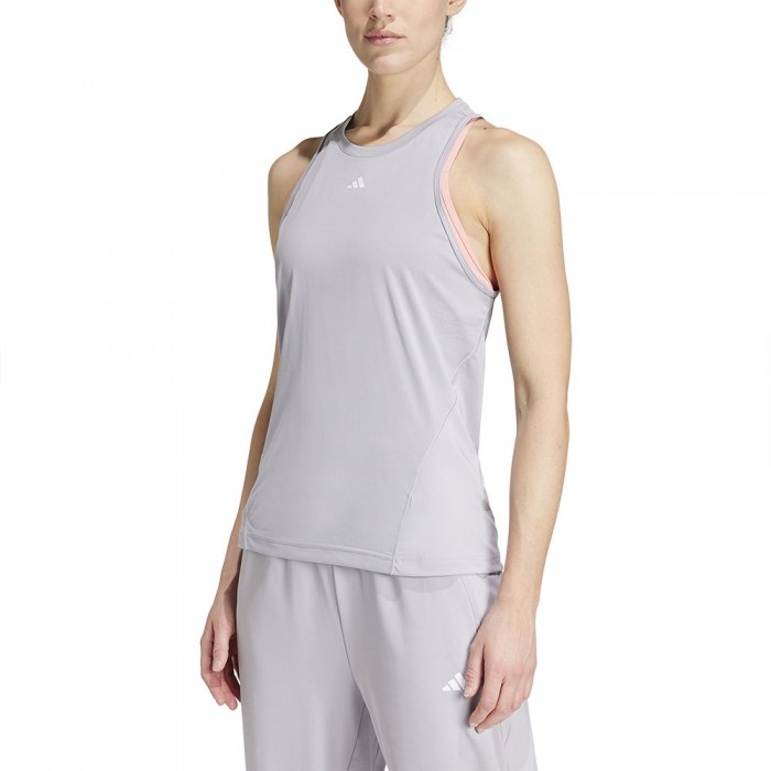 [해외]아디다스 Designed For Training tank 스포츠 탑 12141047155 Glory Grey