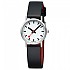 [해외]몬데인 Classic Pure 30 mm 시계 141252243 White / Black Vegan Grape Leather / Red Lining