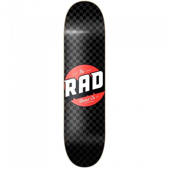 [해외]RAD SKATEBOARDS Checker 스케이트보드 데크 14141115328 Black / Grey / Black