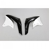 [해외]UFO Kawasaki KXF 450 07 라디에이터 커버 9141290133 White / Black