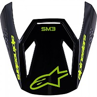 [해외]알파인스타 SM3 Radium 썬바이저 9141309429 Black / Yellow Fluor Matt