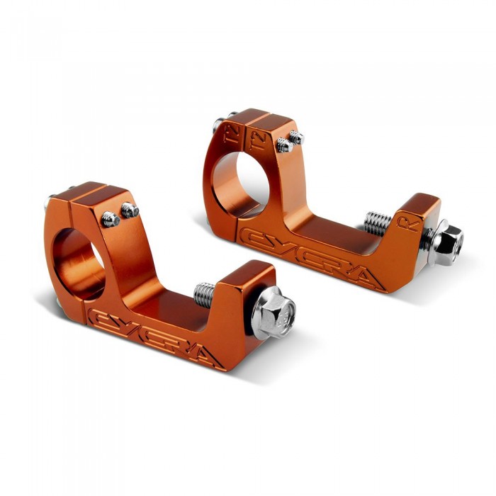 [해외]CYCRA U-Clamps T-2 Set 1CYC-1156-22 핸드가드 앵커 9140862547 Orange