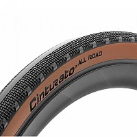 [해외]피렐리 Cinturato All Road Tubeless 700 x 35 자갈 타이어 1141268581 Black / Brown