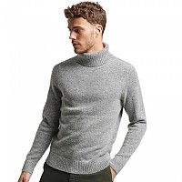 [해외]슈퍼드라이 Brushed 하이넥 스웨터 141398453 Dove Grey Marl