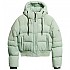 [해외]슈퍼드라이 Ripstop 봄버 자켓 141398531 Sea Green Grid