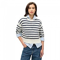 [해외]슈퍼드라이 W6110595A 스웨터 141398578 Natural White Stripe