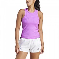 [해외]아디다스 All Gym Seasonal Rib Tight Fit Tonal 3 Stripes tank 스포츠 탑 4141050051 Purple Burst