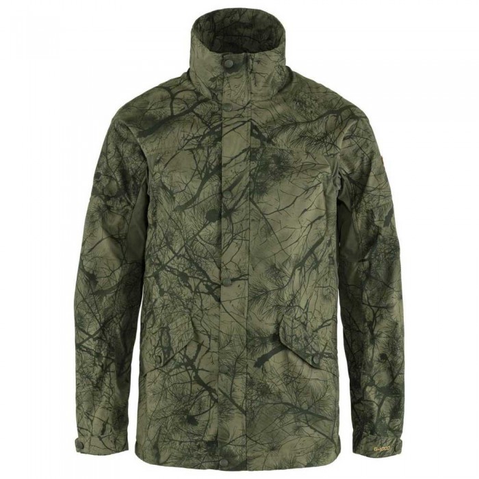 [해외]피엘라벤 Forest Hybrid 자켓 4138034424 Green Camo / Laurel Green