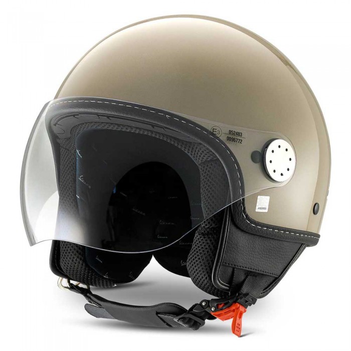 [해외]PIAGGIO Vespa Visor 4.0 오픈 페이스 헬멧 9141112889 Glossy Beige