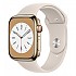 [해외]APPLE Series 8 GPS+Cellular 45 mm watch 6139331687 Gold Stain Star