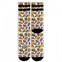 [해외]AMERICAN SOCKS Junk Foodcoolmax Half 긴 양말 6139030802 White / Yellow