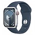 [해외]APPLE Series 9 GPS+Cellular Sport 41 mm watch 14140371492 Silver / Blue