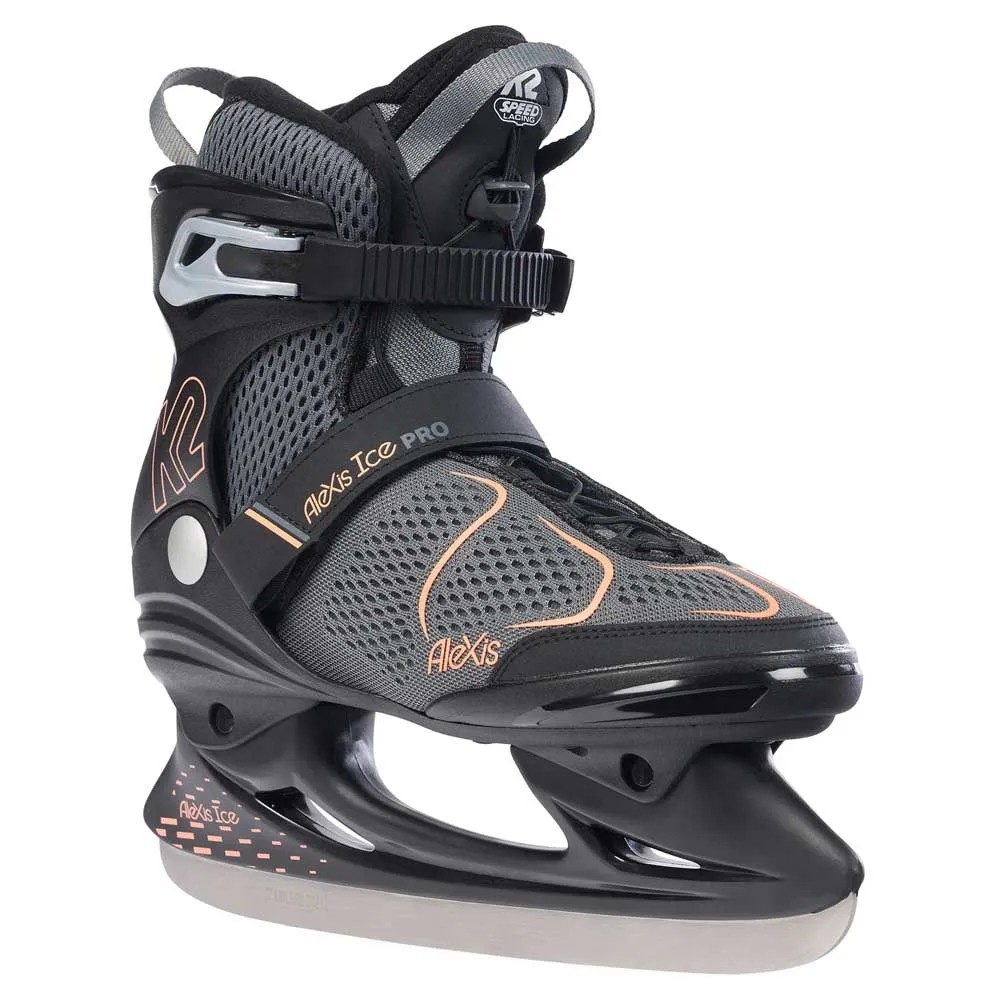 [해외]K2 스케이트S 여자 아이스 스케이트 Alexis Ice Pro 14140694554 Black / Anthracite / Coral