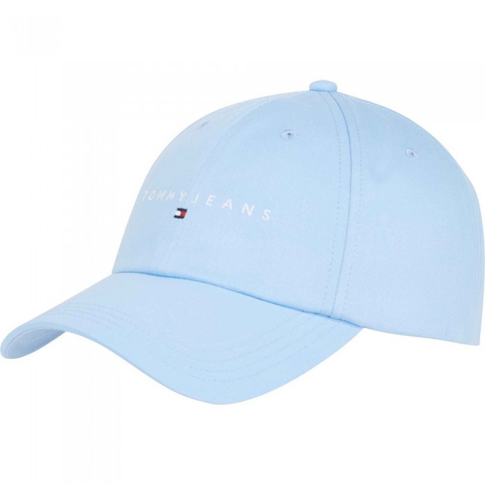 [해외]타미 진 Linear Logo 6 Panel 모자 141213679 Sugarplum Blue