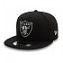 [해외]뉴에라 Metallic Outli9Fifty Las Vegas Raiders 모자 141414716 Black