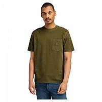 [해외]팀버랜드 Merrymack River Garment Dye Chest Pocket 반팔 티셔츠 141176573 Dark Olive