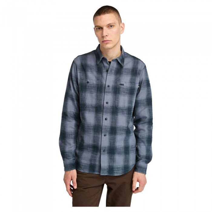 [해외]팀버랜드 Windham 헤비 Weight Flannel 긴팔 셔츠 141176875 Folkstone Gray