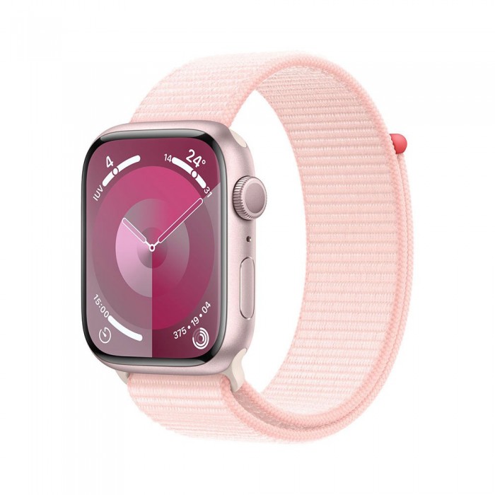 [해외]APPLE Series 9 GPS Sport Loop 45 mm watch 1140371234 Pink Light