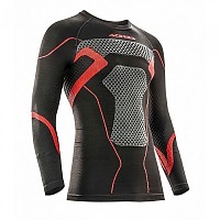 [해외]ACERBIS X-Body Winter compression 긴팔 베이스 레이어 1141199776 Black / Red