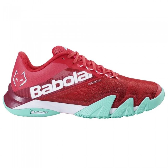 [해외]바볼랏 Jet premura 2 lebron 파델 신발 12141191309 Red / Electric Green