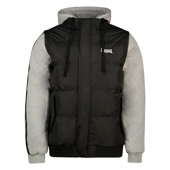 [해외]LONSDALE Dowpot 자켓 7141308129 Black / Marl Grey / White