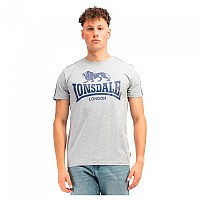 [해외]LONSDALE Henconner 반팔 티셔츠 7141308136 Marl Grey / Navy