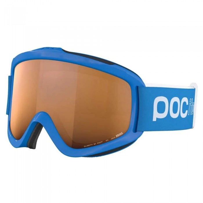 [해외]POC POCito Iris 스키 고글 5141356183 Fluorescent Blue / Partly Sunny Light Orange