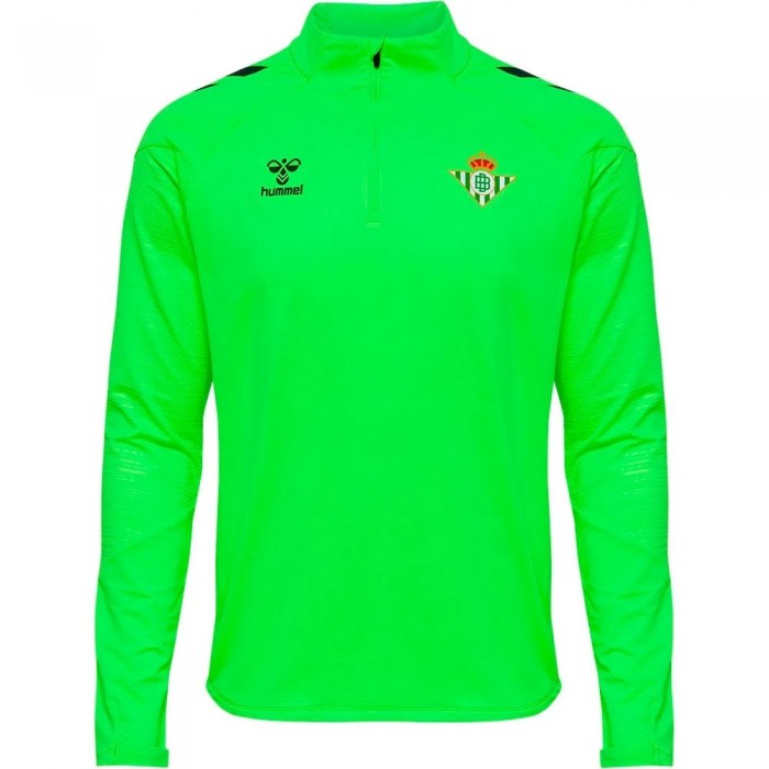 [해외]험멜 Real Betis Balompi? PRO25 24/25 하프 지퍼 스웨트셔츠 3141131112 Green Gecko