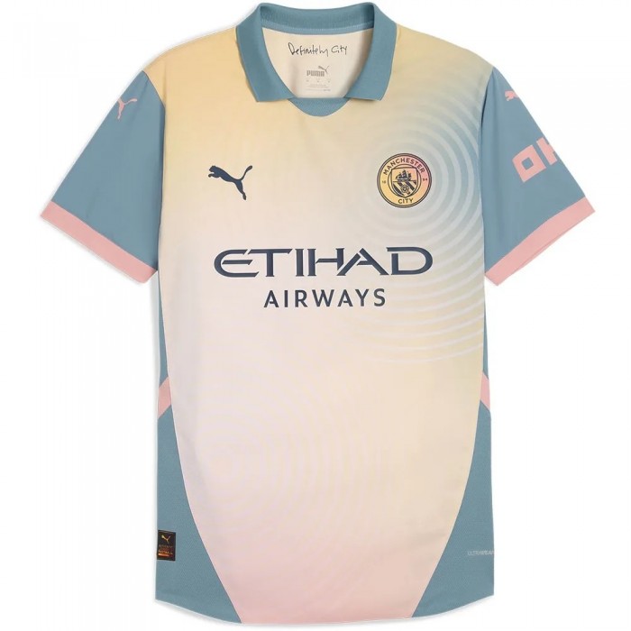 [해외]푸마 Manchester City FC Authentic 반팔 티셔츠 3141277381 Rosebay / Bold Blue