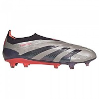 [해외]아디다스 Predator Elite Laceless FG 축구화 3141105281 Platin Met / Aurora Black / Carbon