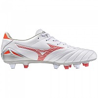 [해외]미즈노 Morelia Neo IV Pro Mix 축구화 3141340620 White / Radiant Red / Hot Coral