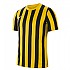 [해외]나이키 Dri Fit Division 4 Striped 반팔 티셔츠 3140109160 Tour Yellow / Black / White