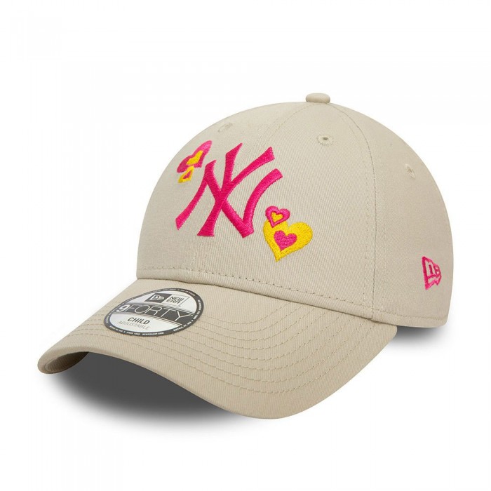 [해외]뉴에라 Icon 9Forty New York Yankees 주니어 모자 140590713 Light Beige / Stone