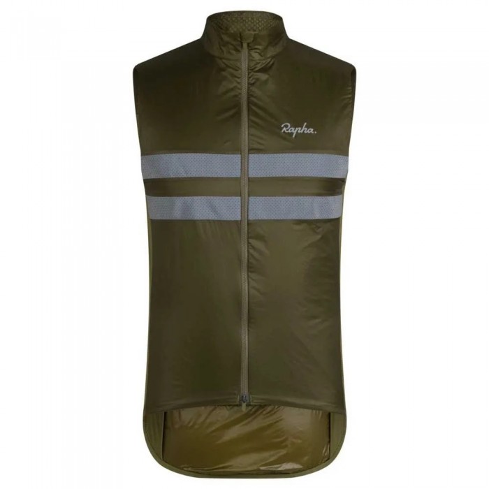 [해외]라파 Brevet Insulated 질레 1141431125 Dark Khaki / Silver