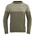 [해외]DEVOLD OF NORWAY Bjørnøya Wool 스웨터 4141216028 Lichen / Offwhite