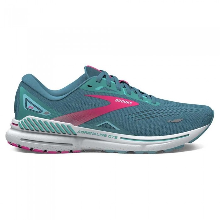 [해외]브룩스 Adrenaline GTS 23 러닝화 6141191883 Storm Blue / Pink / Aqua