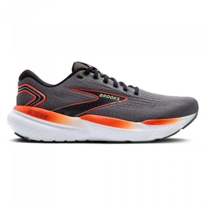 [해외]브룩스 Glycerin 21 러닝화 6141191907 Grey / Mandarin Red / Green