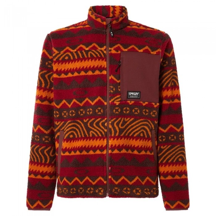 [해외]오클리 APPAREL Mountain Fire Sherpa 지퍼 플리스 5140753236 Grenache Norway Pattern