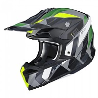 [해외]HJC i50 Vanish 오프로드 헬멧 9141394780 Black / Green / Fluo Yellow