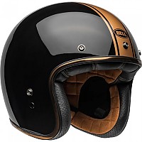 [해외]BELL Custom 500 오픈 페이스 헬멧 9141267518 Gloss Black / Bronze