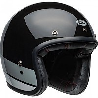 [해외]BELL Custom 500 오픈 페이스 헬멧 9141267519 Gloss Black / Flake