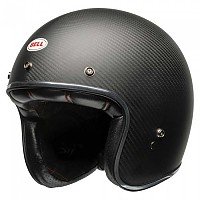 [해외]BELL Custom 500 Carbon Solid 오픈 페이스 헬멧 9141313483 Matte Black