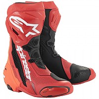 [해외]알파인스타 Supertech R Vented 레이싱 부츠 9140722156 Bright Red / Red Fluo