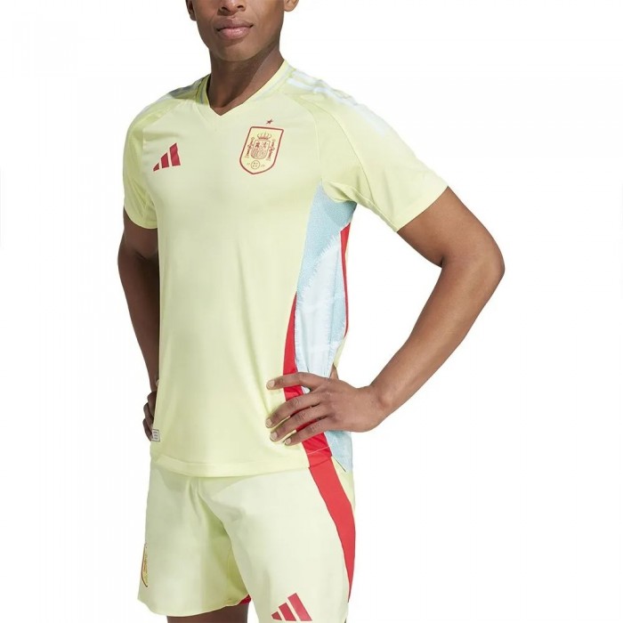 [해외]아디다스 Spain 24/25 Authentic Away 반팔 티셔츠 3141050629 Pulse Yellow / Halo Mint