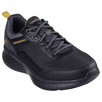 [해외]스케쳐스 Skech-Lite Pro 운동화 141115915 Black Leather / Mesh / Tpu / Charcoal & Yellow Trim